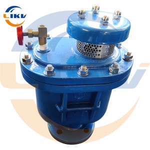 CARX Compound exhaust valve Flange សន្ទះបិទបើកដោយស្វ័យប្រវត្តិ DN50 65 80 100 150 200 300