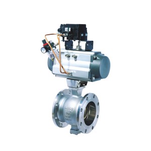 Discount wholesale China High-Quality Products Stainless Steel Pneumatic Flanged Actuator Ball Valve