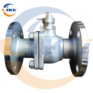 Gb manual 304 stainless steel flange ball valve Q41F-16P, DN40, 50, 65, 80, 100 caliber ချန်လှပ်