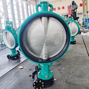 Without Pin Two Stem Wafer Butterfly Valve