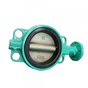 Wholesale OEM China Ltd671f-10/16q Pneumatic Lug Type Fluorine Butterfly Valve with Cast Iron Material