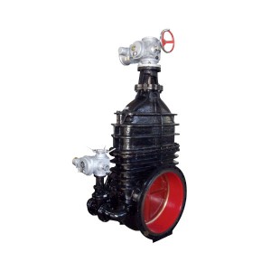 High definition Cast Iron DIN Dn800 Pn16 Soft Seal Resilient Seat Non-Rising Stem Flanged Manual Operated Gate Valve