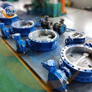 Stainless Steel Hard Seat Flange Butterfly Valve WCB Z2588 DN700 16C Worm Gear Metal Three-offset Cast Steel Flange Butterfly Valve