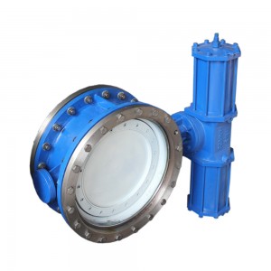 IPneumatic Flange Butterfly Valve