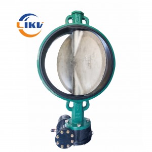 Super Lowest Price Hot Products Double Flange Butterfly Valve with EPDM Seat