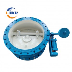 OEM Supply Butterfly Swing Flange Valve with counterweight
