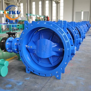 Hot-selling China API609 300# Cast Steel Triple Offset Metal to Metal SS316 Disc Flange Type Butterfly Valve