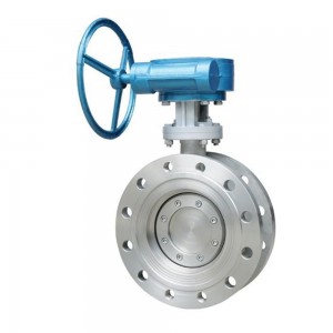 Factory made hot-sale China Pneumatic Stainless Steel 304 Seat Wafer Flange Connection Butterfly Hard Seal Valve