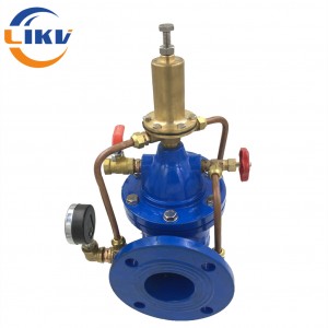 Water Pressure Relief Valve with Self-Cleaning Filter