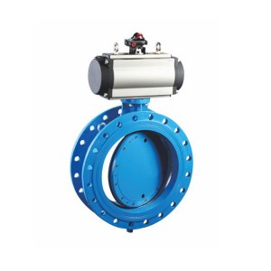 Top Grade China Manual Worm Gear Electric Pneumatic Eccentric Wafer Double Flange Butterfly Valve