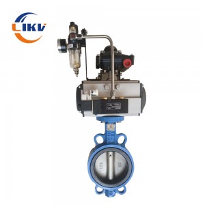 I-Pneumatic Actuated Wafer Butterfly Valve