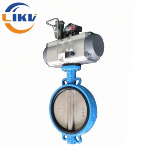 Pneumatic Actuated Wafer Butterfly Valve
