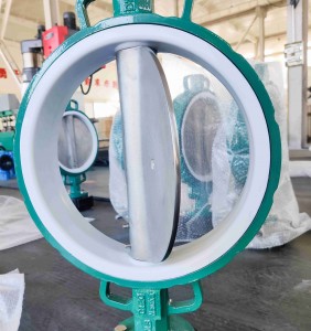 Soft Sealing PTFE Seat Wafer Butterfly Valve China Manufacturer