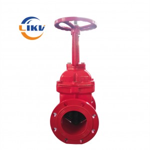 DIN3352 Rising Stem OS&Y Soft Rubber Seat Wedge Gate Valve for Water