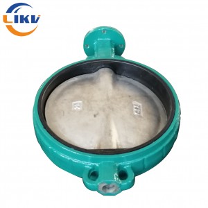 On-off Type Two Piece Stem Wafer Batterfly Valves