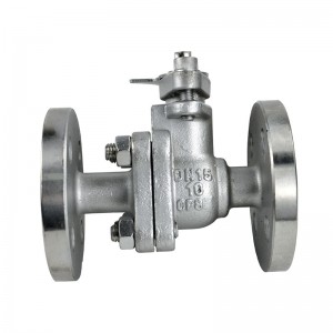 High platform flange ball valve