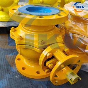 Cast steel flange ball valve, stainless steel ball core ball valve for gas and natural gas, DN150