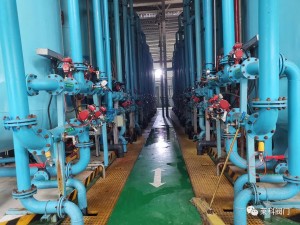 Application of valve in sewage treatment
