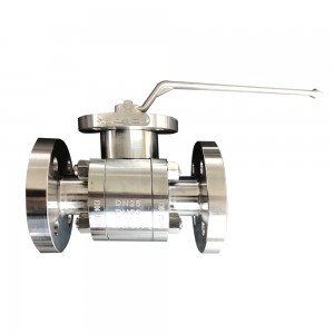 304 stainless steel duplex steel high-pressure forged steel flange ball valve, PN63 high temperature and sulfur resistance, in accordance with national and American standards