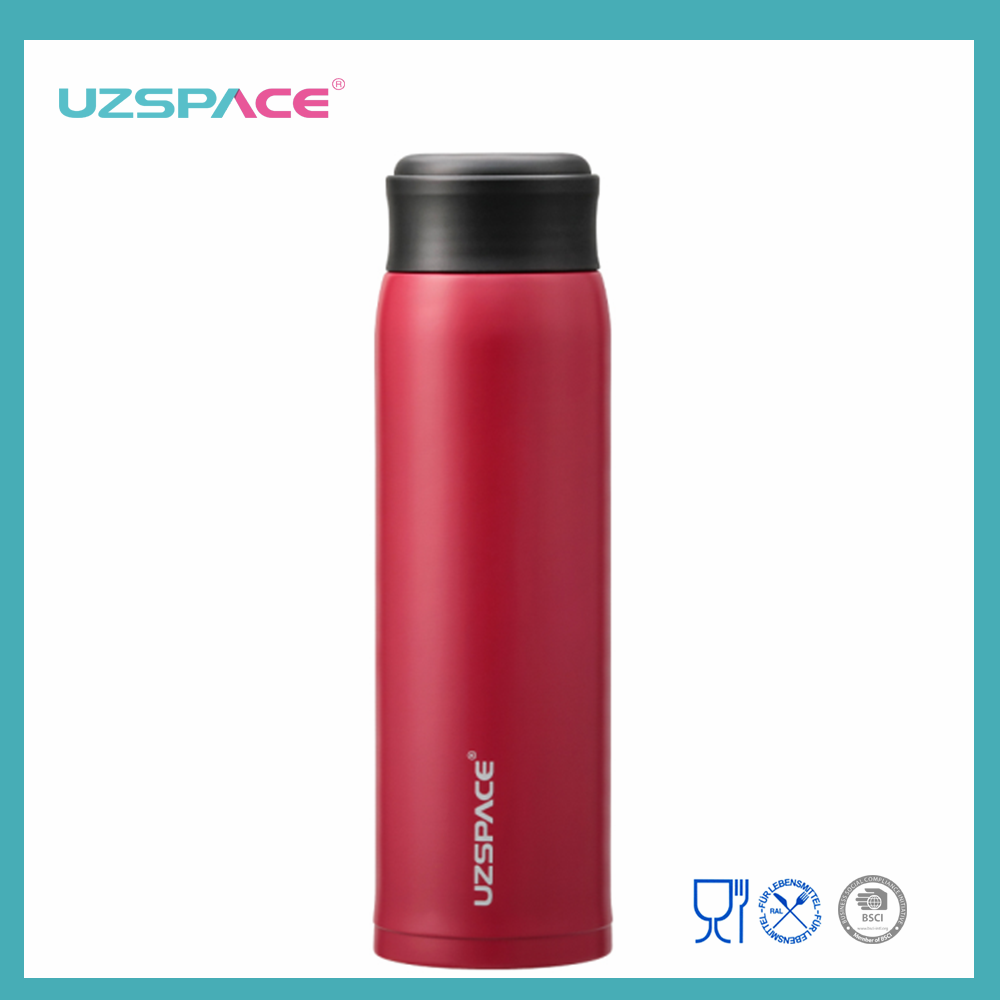 500ml UZSPACE 316 Double Wall Stainless Steel Insulated Water Bottle