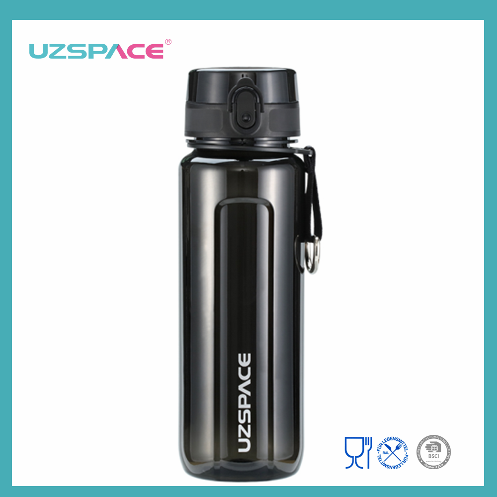Bottiglia per acqua potabile UZSPACE Tritan senza BPA LFGB da 750 ml in plastica