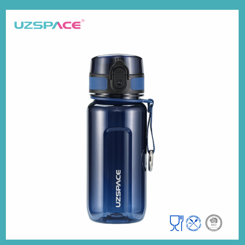 بطری آب پلاستیکی ورزشی 350 میلی لیتری UZSPACE Tritan BPA Free LFGB Sport