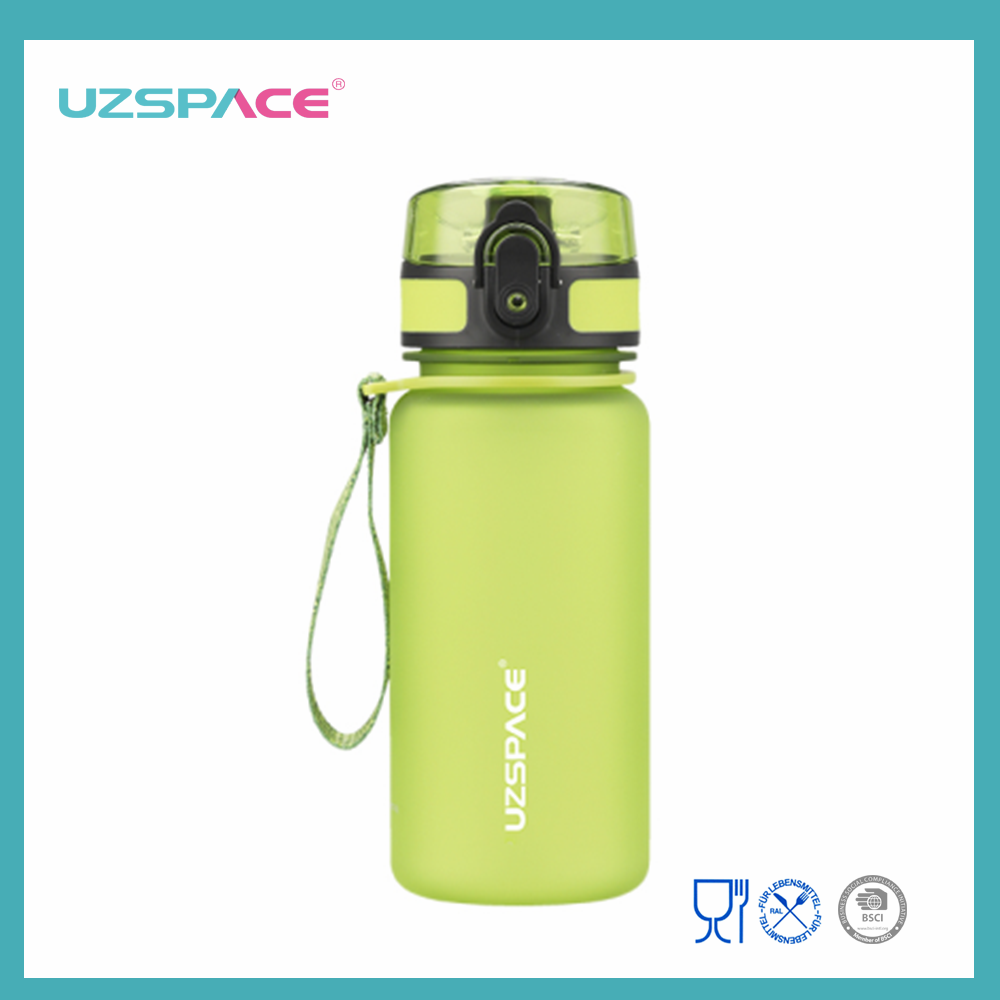 بطری پلاستیکی آب ورزشی رایگان 350 میلی لیتری UZSPACE Tritan BPA