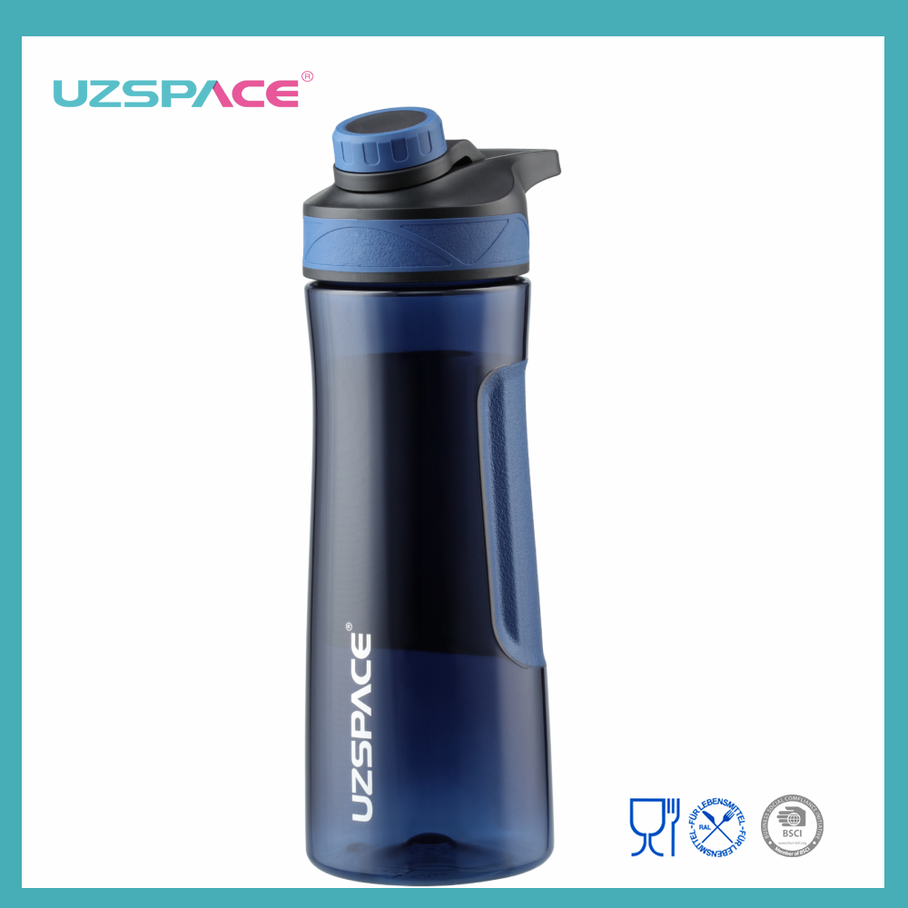 700 ml UZSPACE Trinkflasche aus Kunststoff, BPA-frei, Tritan