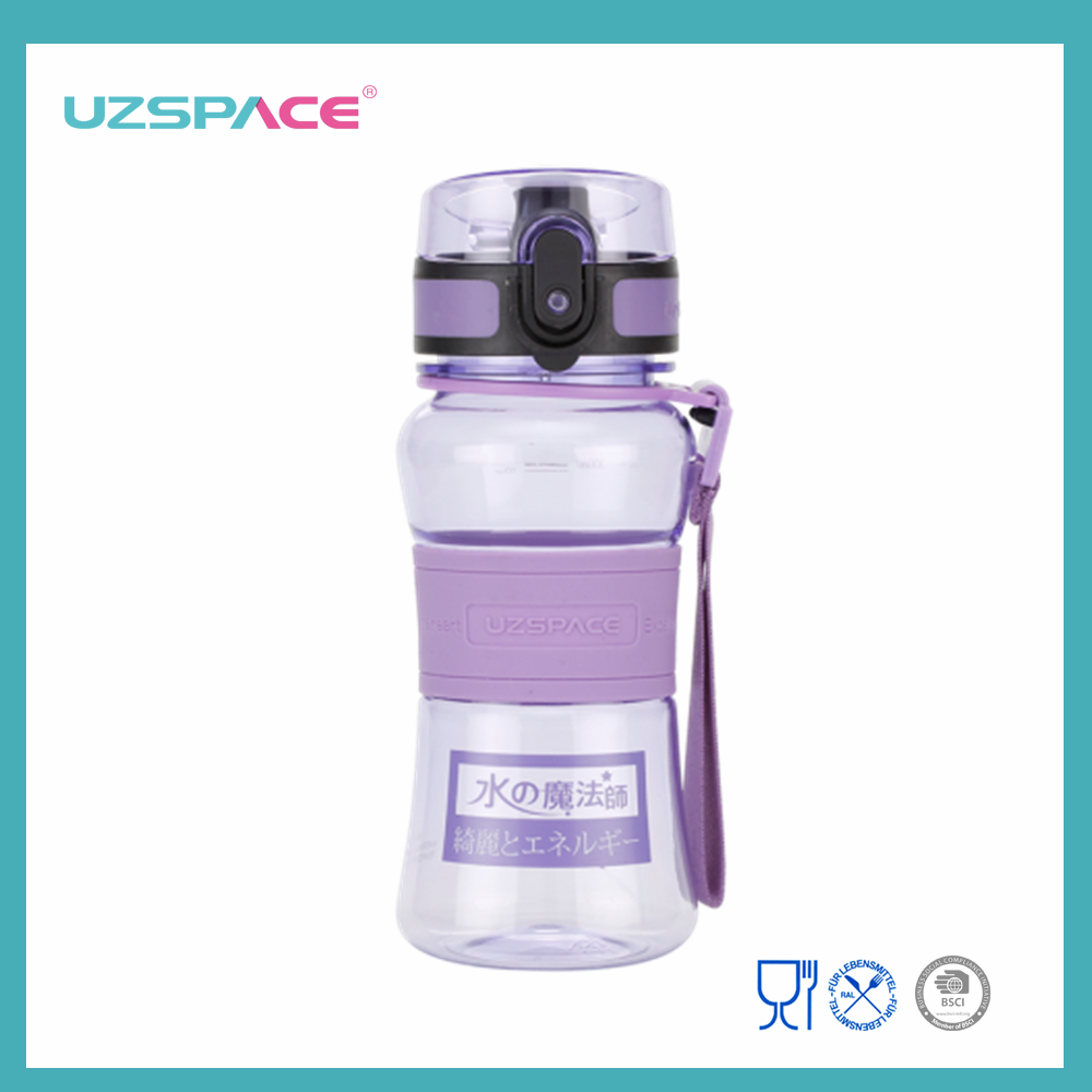 زجاجة مياه تريتان بلاستيكية عالية الجودة صديقة للبيئة خالية من مادة BPA سعة 300 مل