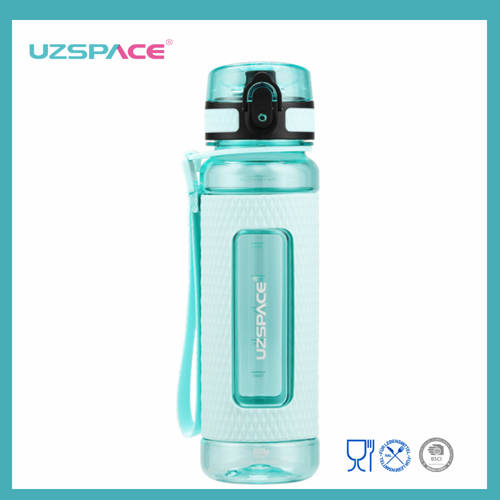 5044 UZSAPCE 520ml Tritan BPA Percuma Plastik Minuman Botol Air Infuser Buah-buahan