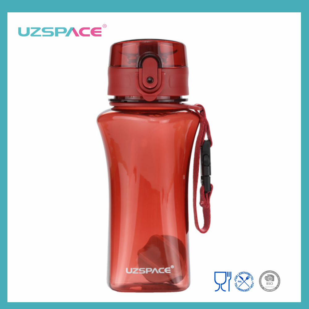 Спортивная пластиковая бутылка для питьевой воды UZSPACE Tritan без BPA, 350 мл