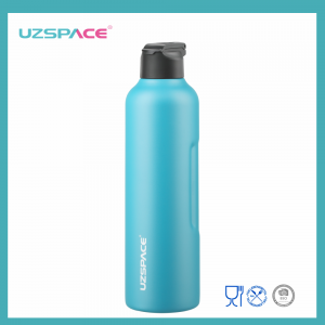 UZSPACE Vacuum Insulated Stainless Steel Water Bottle With Straw lid