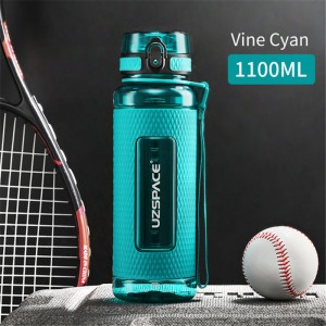 Best Price on China Custom Logo Wholesale Plastic Tritan Sport Water Bottle with Straw