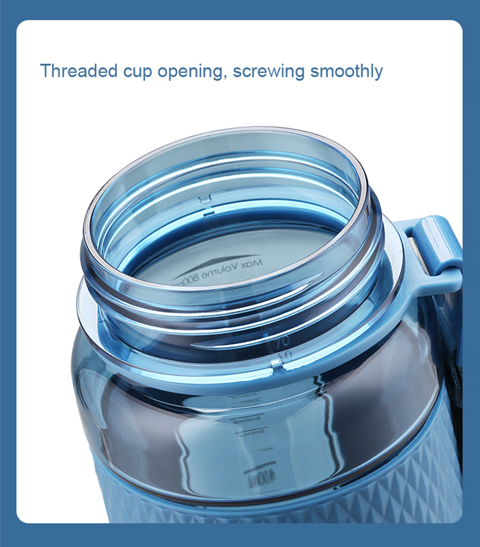 UZSPACE Sticla de apă premium anti-cădere, rezistentă la scurgeri și fără BPA (11)