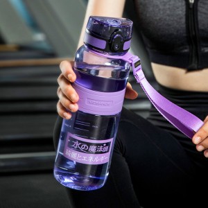 Hot sale China Bamboo Style Lid Sport Water Bottle