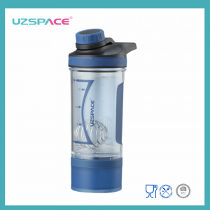 500ml UZSPACE Tritan Olahraga Shaker Botol Protéin Botol Shaker Adat Protéin Shaker Botol