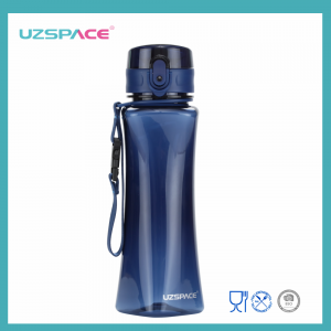 Bottiglie d'acqua UZSPACE Tritan da 500 ml senza BPA, plastica per bevande sportive