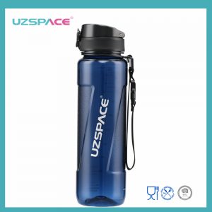 1000ml UZSPACE Tritan BPA مفت لیک پروف جم پانی کی بوتل Bpa مفت پلاسٹک