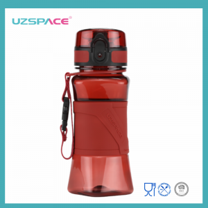 350 ml UZSPACE Tritan auslaufsichere Sport-Wasserflasche aus BPA-freiem Kunststoff