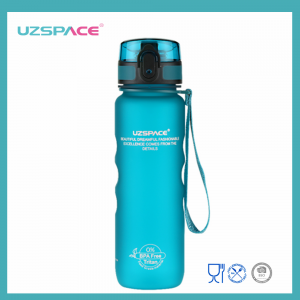 Ampolla d'aigua de plàstic sense BPA UZSPACE Tritan de 500 ml