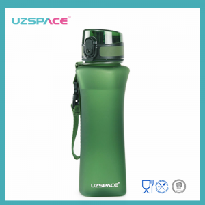 500 мл UZSPACE Tritan BPA тегін ағызбайтын су бөтелкелері пластик