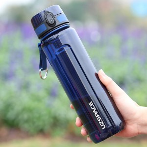 950ml UZSPACE Tritan BPA liberan plástico de la botella de agua del deporte LFGB