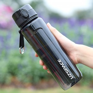 OEM Supply China 500ml 700ml Promotional Gift Drinking Bottle Plastic Sport Water Bottle with Strap