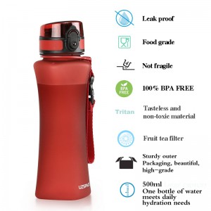 500ml UZSPACE Tritan BPA Free Leakproof Water Bottles Plastic