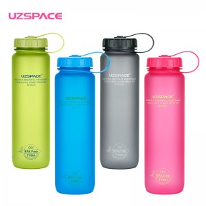 زجاجة مياه بلاستيكية للتمارين الرياضية من UZSPACE Tritan خالية من مادة BPA سعة 32 أونصة بكميات كبيرة