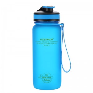 UZSPACE Tritan de 650 ml sense BPA per beure ampolles d'aigua de plàstic buides Venda a l'engròs