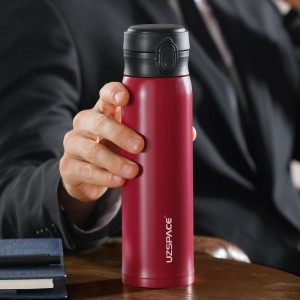 500ml UZSPACE 316 Double Wall Stainless Steel Water Bottle Thermos Insulated