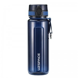 750მლ UZSPACE Tritan BPA Free LFGB სასმელი წყლის ბოთლი პლასტიკური