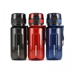 350ml UZSPACE Tritan BPA Free LFGB sportovní plastová láhev na vodu