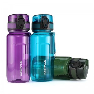 350ml UZSPACE Tritan BPA مفت LFGB اسپورٹ پلاسٹک پانی کی بوتل